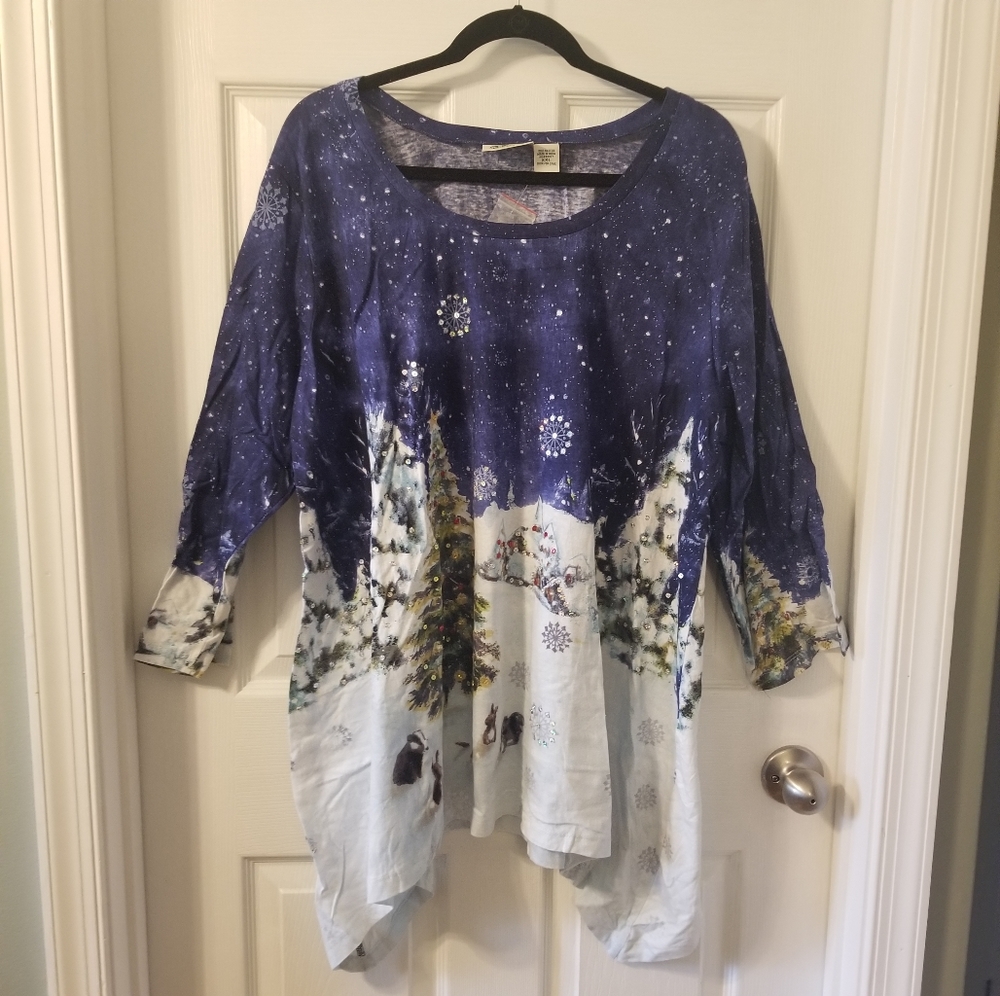 Holiday woodland tunic